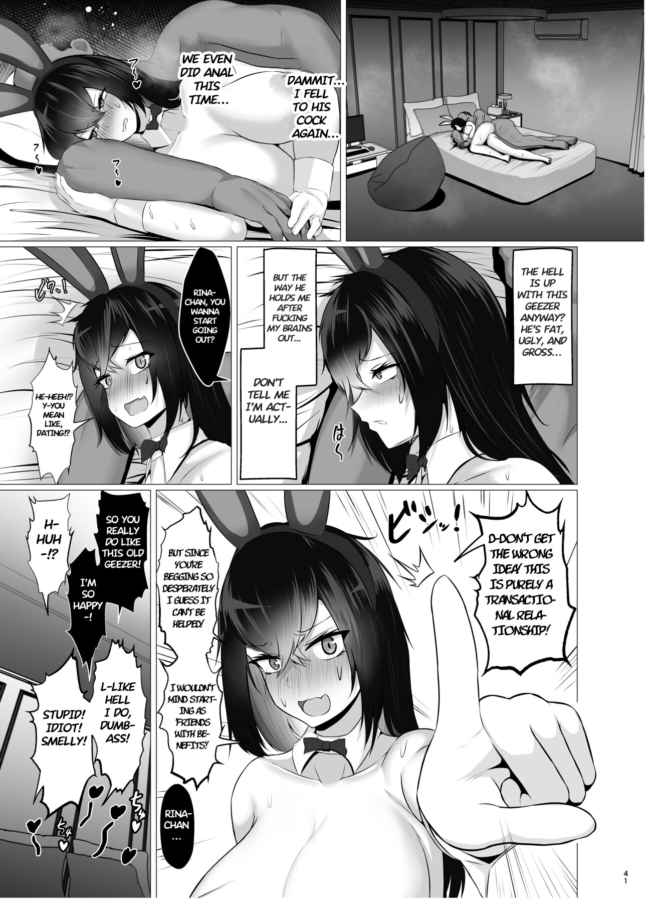 Hentai Manga Comic-Sensory Deprivation X Sugar Daddy: Ha? As If I'd Feel Good, Dumbass!-Read-41